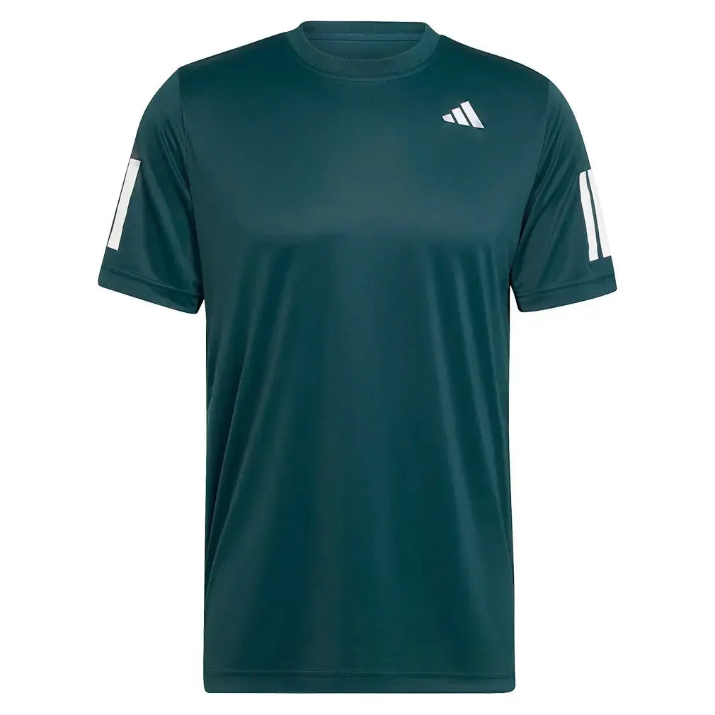 Men's Club 3 Stripes Tennis Top Aurora Ivy-Apparel-Adidas-JY2947_1-Tennis Express