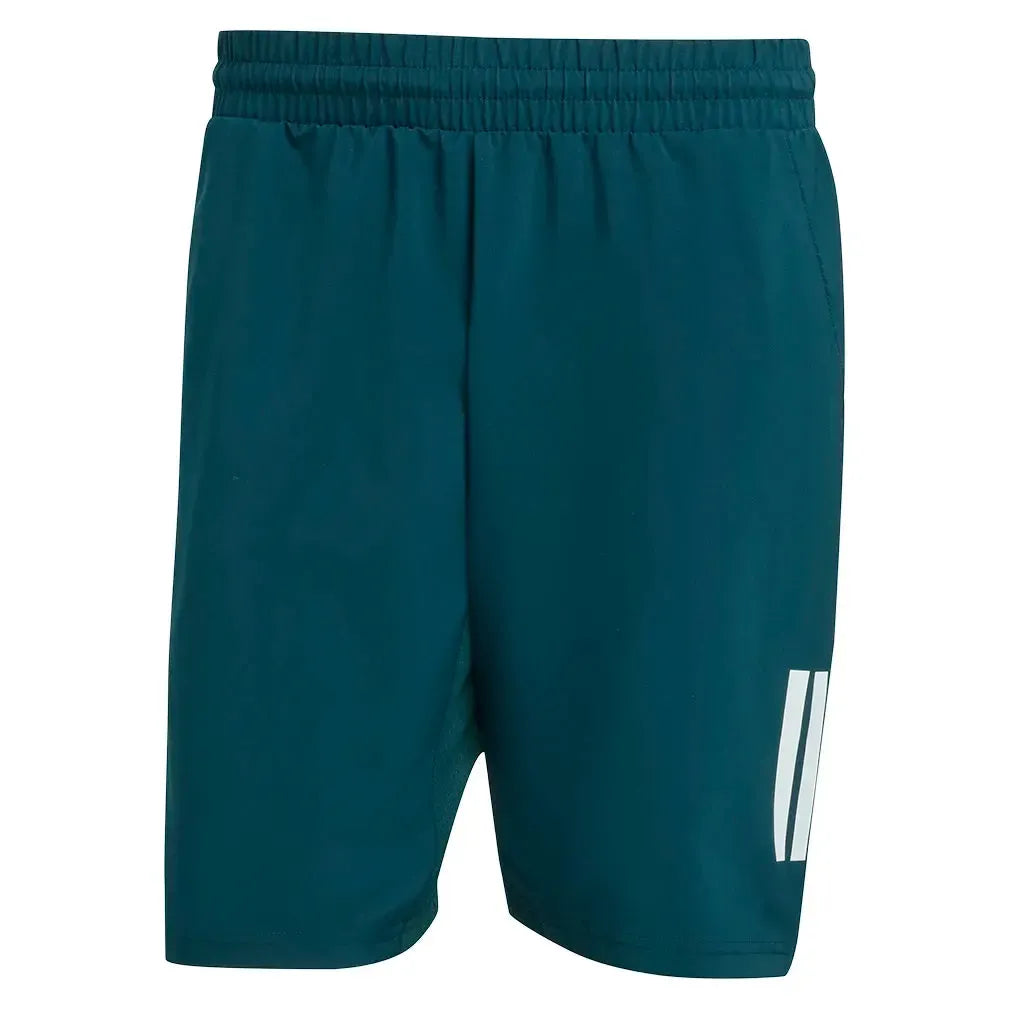 Men's Club 3 Stripes 7 Inch Tennis Short Aurora Ivy-Apparel-Adidas-JY3009_1-Tennis Express