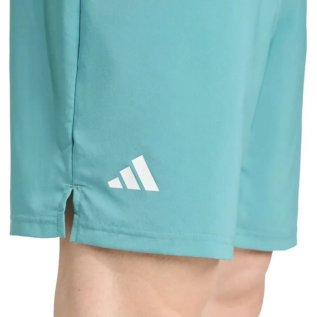 Men's Club 3 Stripes 7 Inch Tennis Short Powder Teal