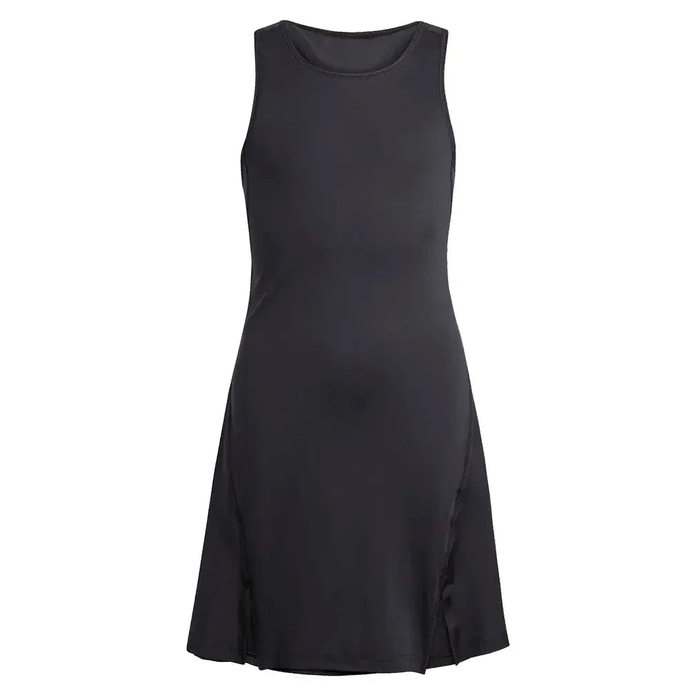Girls' Club Tennis Dress Black-Apparel-Adidas-JY4150_1-Tennis Express