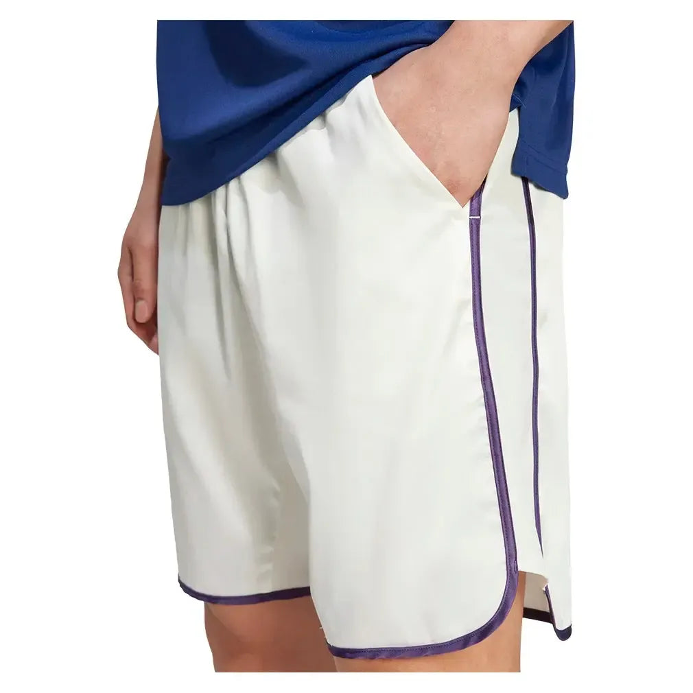 Men's Pro Ergo 9 Inch Tennis Shorts Off White