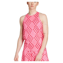 Women's Club Graphic Tennis Tank Lucid Pink and Better Scarlet