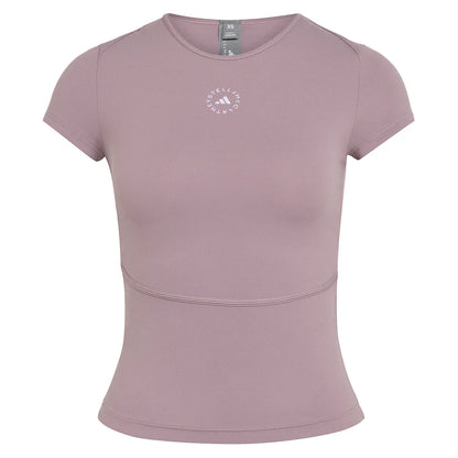 Women's Stella McCartney True Purpose Training Tee Legacy Purple-Apparel-Adidas-JY8139_1-Tennis Express