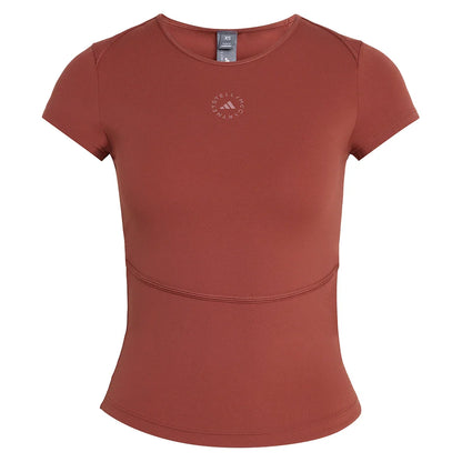 Women's Stella McCartney True Purpose Training Tee Burnt Sienna-Apparel-Adidas-XS-, [current_file_name-Tennis Express