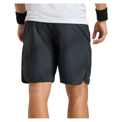 Men's Club Graphic 9 Inch Tennis Shorts Carbon