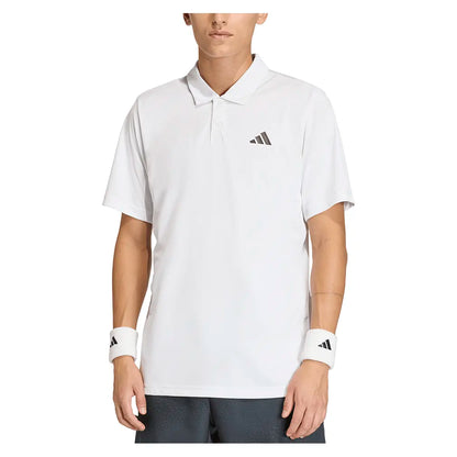 Men's Club Graphic Tennis Polo White