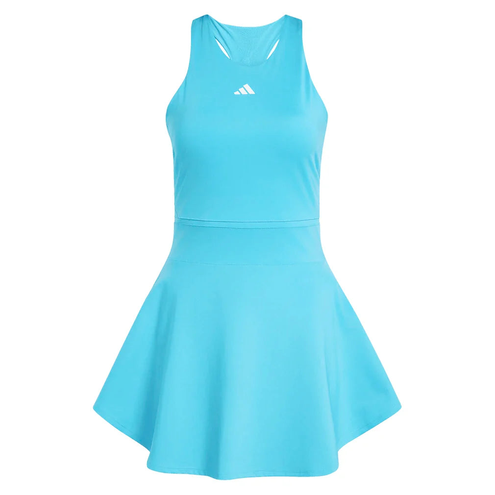 Women's Y Tennis Dress Signal Cyan-Apparel-Adidas-KA4129_1-Tennis Express