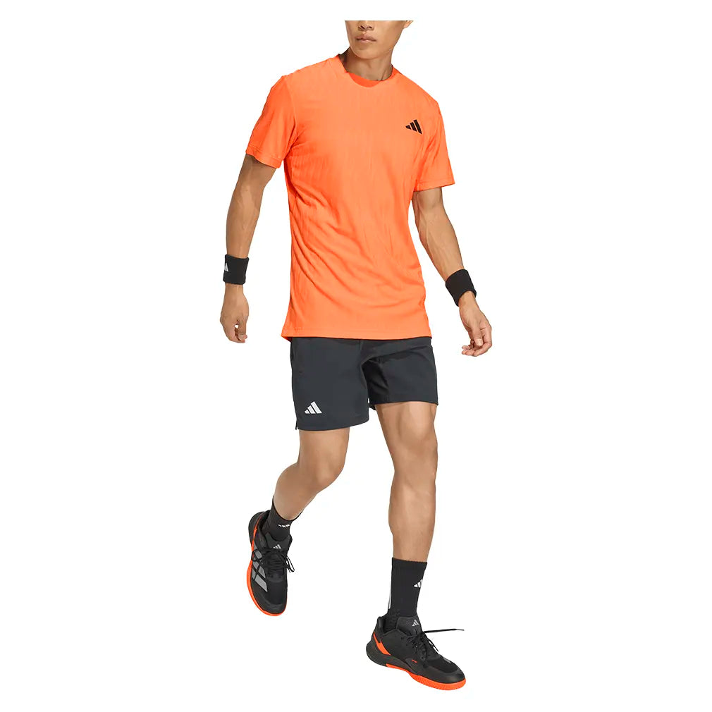 Men's Freelift Tennis Tee Pure Orange