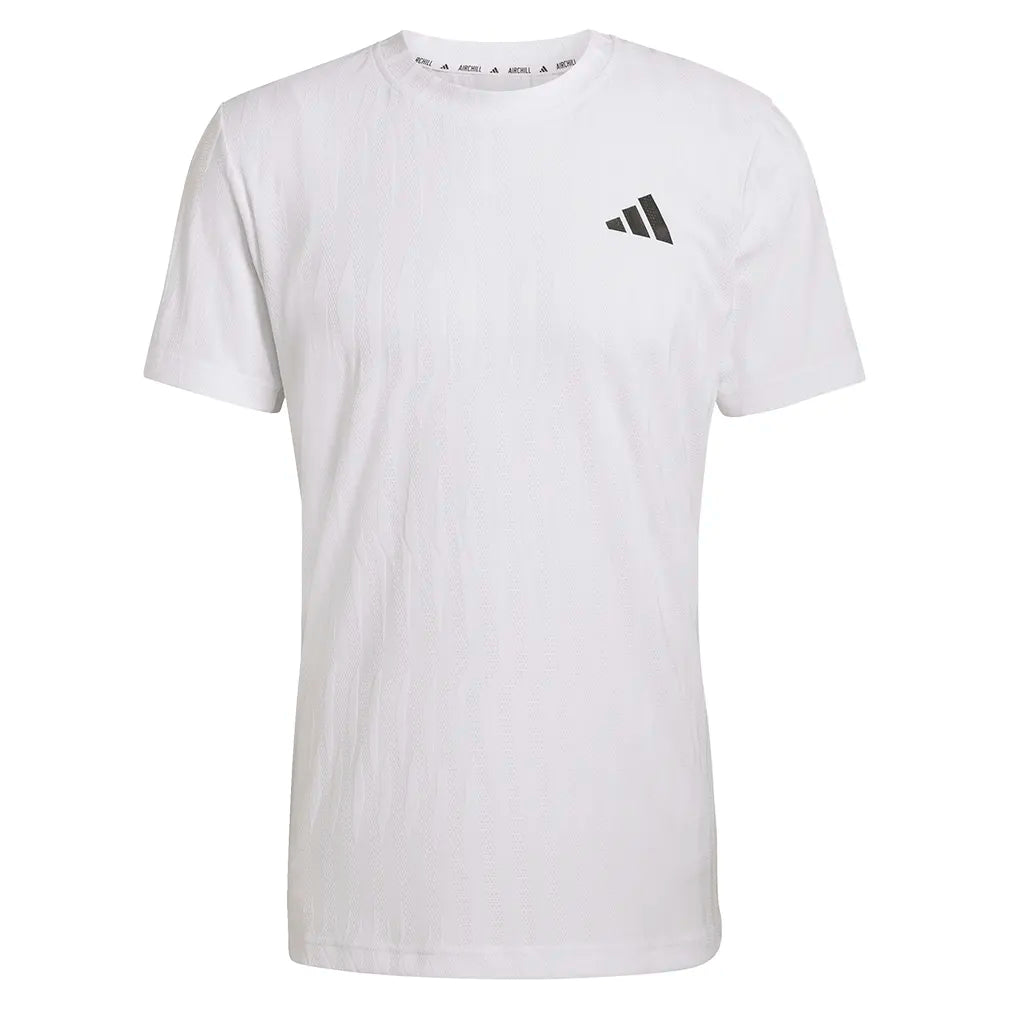 Men's Freelift Tennis Tee White-Apparel-Adidas-KA5894-S26-1-Tennis Express