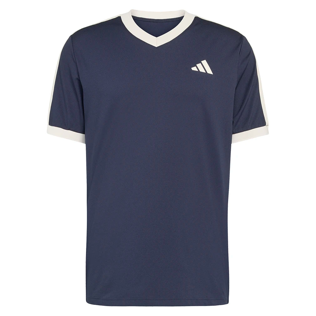 Men's Heritage Tennis Tee Legend Ink-Apparel-Adidas-KA5897_1-Tennis Express