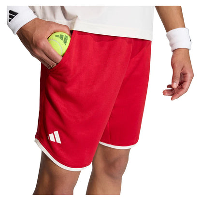 Men's Heritage 9 Inch Tennis Shorts Power Red