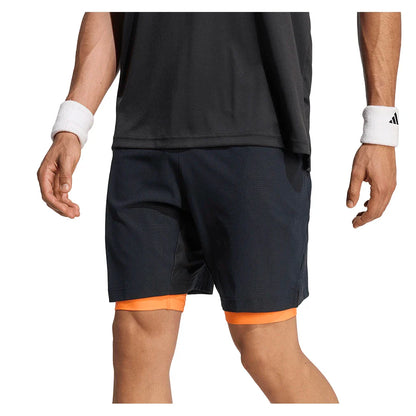 Men's Melbourne Tennis Short Set Black
