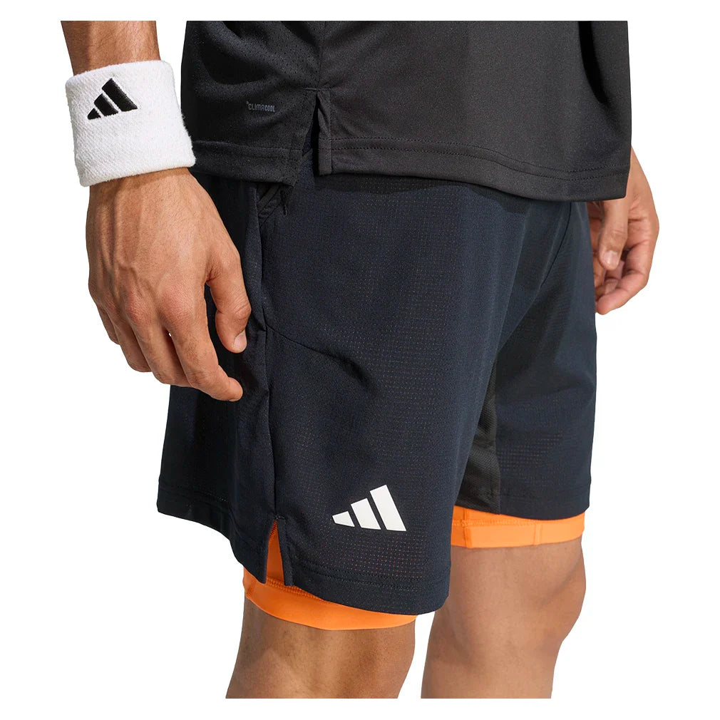 Men's Melbourne Tennis Short Set Black