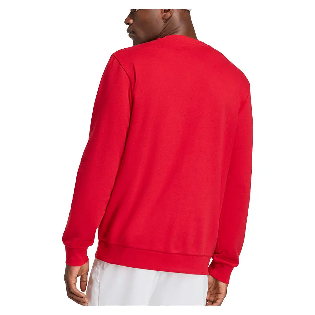 Men's Heritage Longsleeve Graphic Tennis Top Power Red