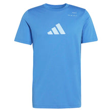 Men's Graphic Tennis Top Ray Blue-Apparel-Adidas-KB9449-S26-1-Tennis Express
