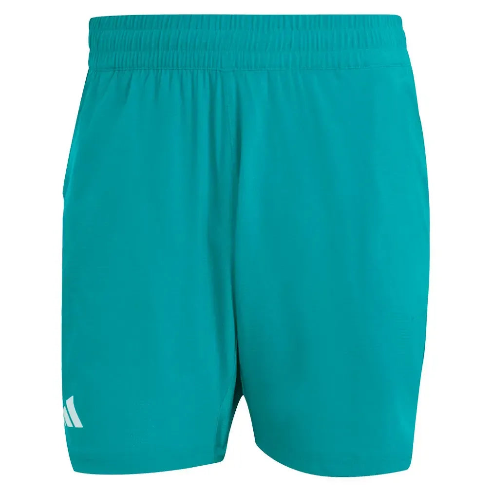 Men's Ergo 7 Inch Tennis Shorts Pure Teal-Apparel-Adidas-KB9649_1-Tennis Express