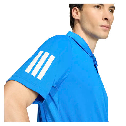 Men's Club 3 Stripe Tennis Polo Glory Blue