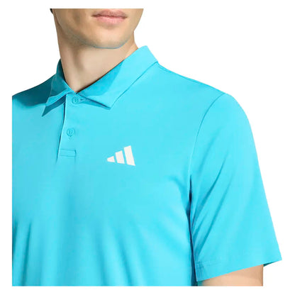 Men's Club Tennis Polo Signal Cyan