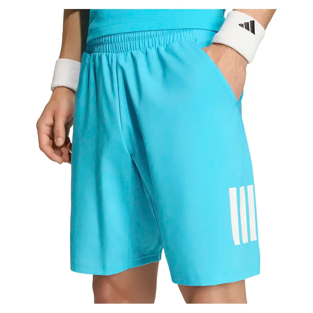 Men's Club 3 Stripe 9 Inch Tennis Short