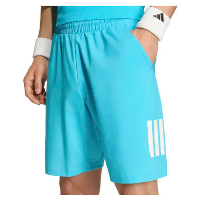 Men's Club 3 Stripe 9 Inch Tennis Short