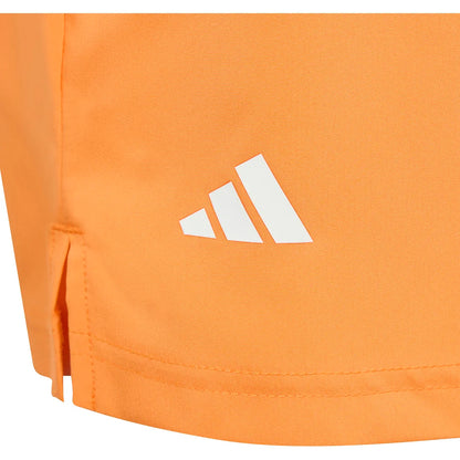 Boys' Club 3 Stripe Tennis Short Pure Orange
