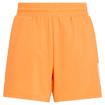 Boys' Club 3 Stripe Tennis Short Pure Orange-Apparel-Adidas-KB9761-S26-Tennis Express