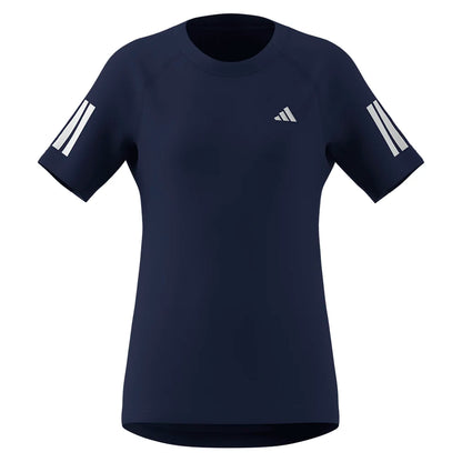 Girl's Club Tennis Tee Dark Blue-Apparel-Adidas-KC5524-S26-Tennis Express