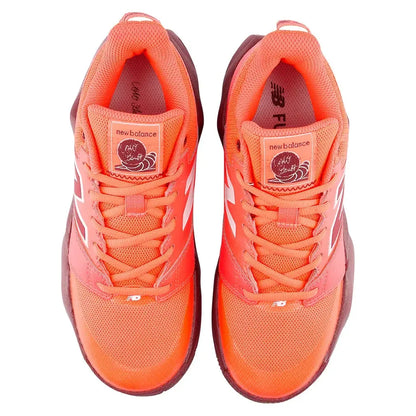 Juniors' Coco CG2 Tennis Shoes Urgent Red and Monarch Burgundy