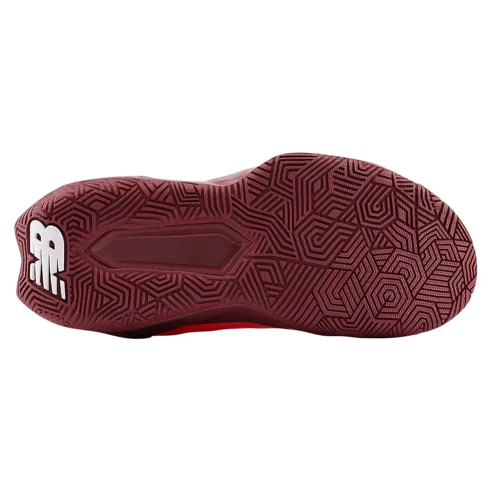 Juniors' Coco CG2 Tennis Shoes Urgent Red and Monarch Burgundy