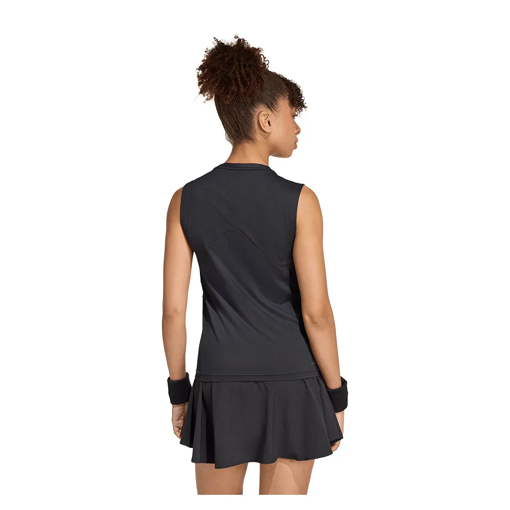 Women's Match Tennis Tank Black
