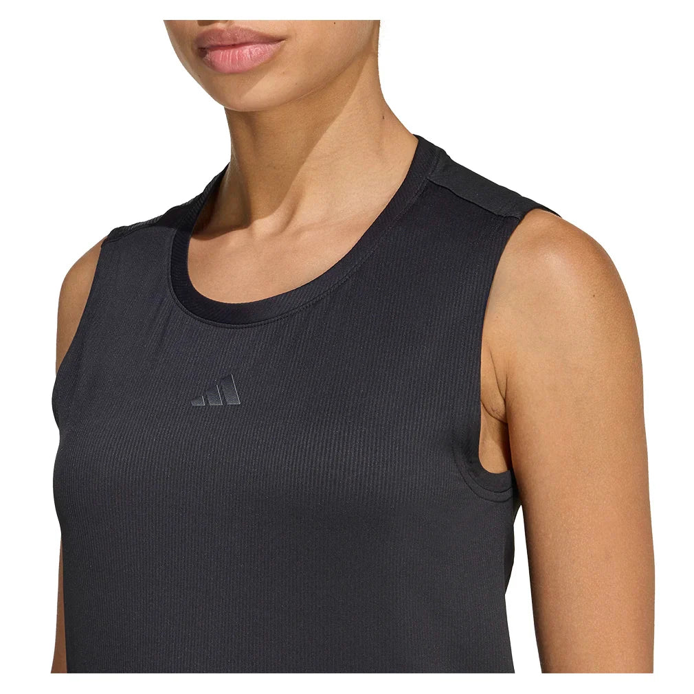 Women's Match Tennis Tank Black