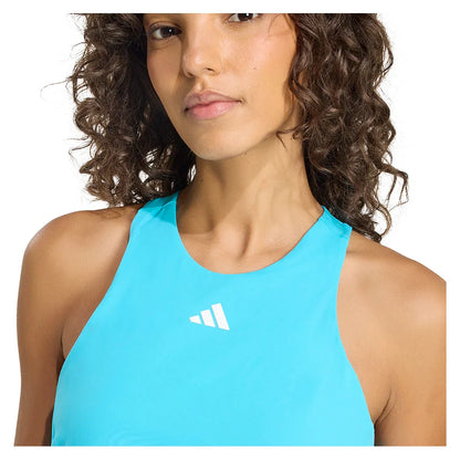 Women's Y Tennis Tank Signal Cyan