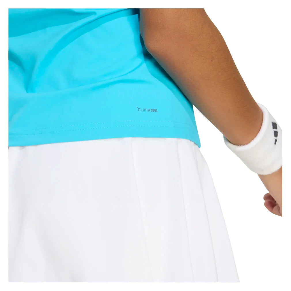 Women's Y Tennis Tank Signal Cyan