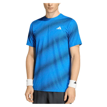 Men's Club Graphic Tennis Tee Glory Blue