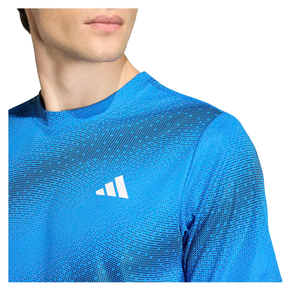 Men's Club Graphic Tennis Tee Glory Blue