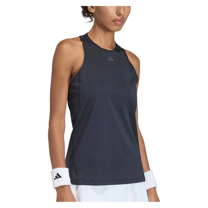 Women's Club Tennis Tank Black