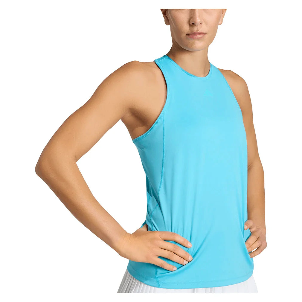 Women's Club Tennis Tank Signal Cyan