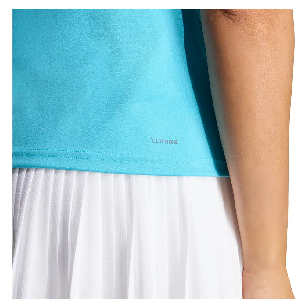 Women's Club Tennis Tank Signal Cyan