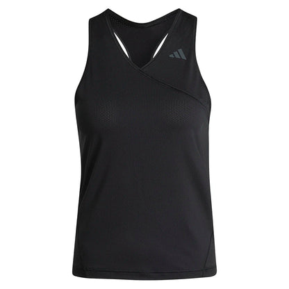 Women's Club V Tennis Tank Black-Apparel-Adidas-KF0968_1-Tennis Express