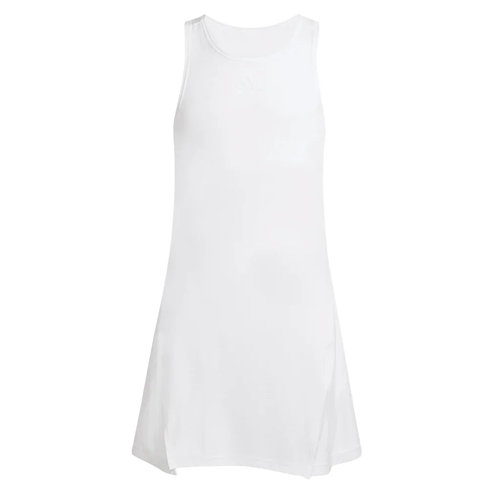 Girls' Club Tennis Dress White-Apparel-Adidas-KF0979-S26-Tennis Express