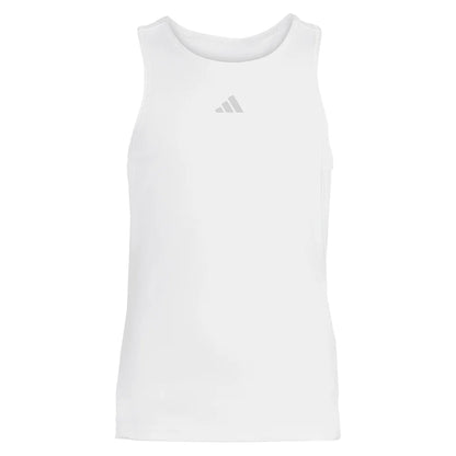 Girls' Club Tennis Tank White-Apparel-Adidas-KF0982-S26-Tennis Express