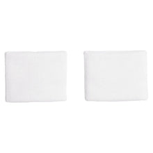 Tennis Wristbands S White and Pure Orange