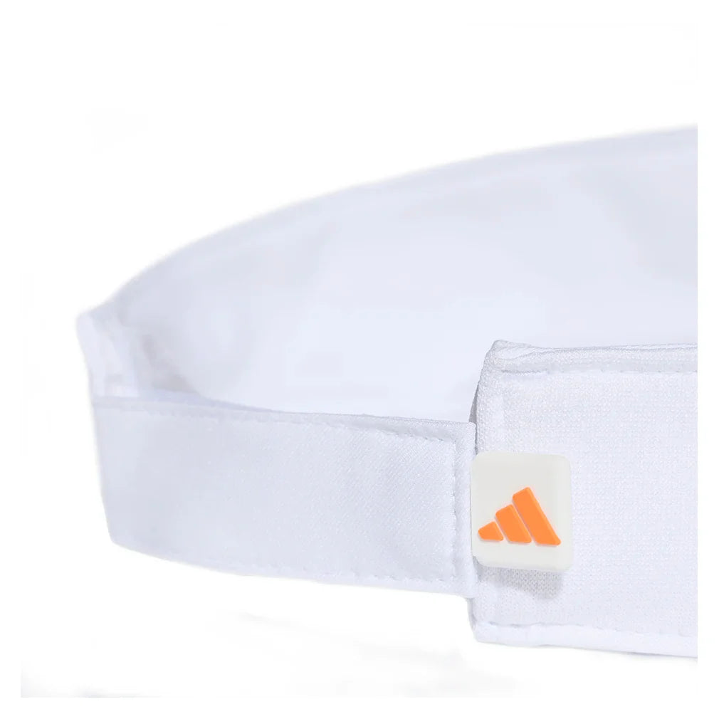 Men's Climacool Tennis Visor White and Pure Orange