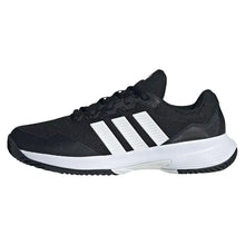 Men's GameCourt 2 Tennis Shoes Core Black and Silver Metallic