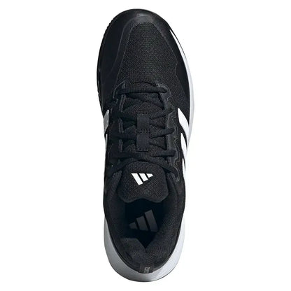 Men's GameCourt 2 Tennis Shoes Core Black and Silver Metallic