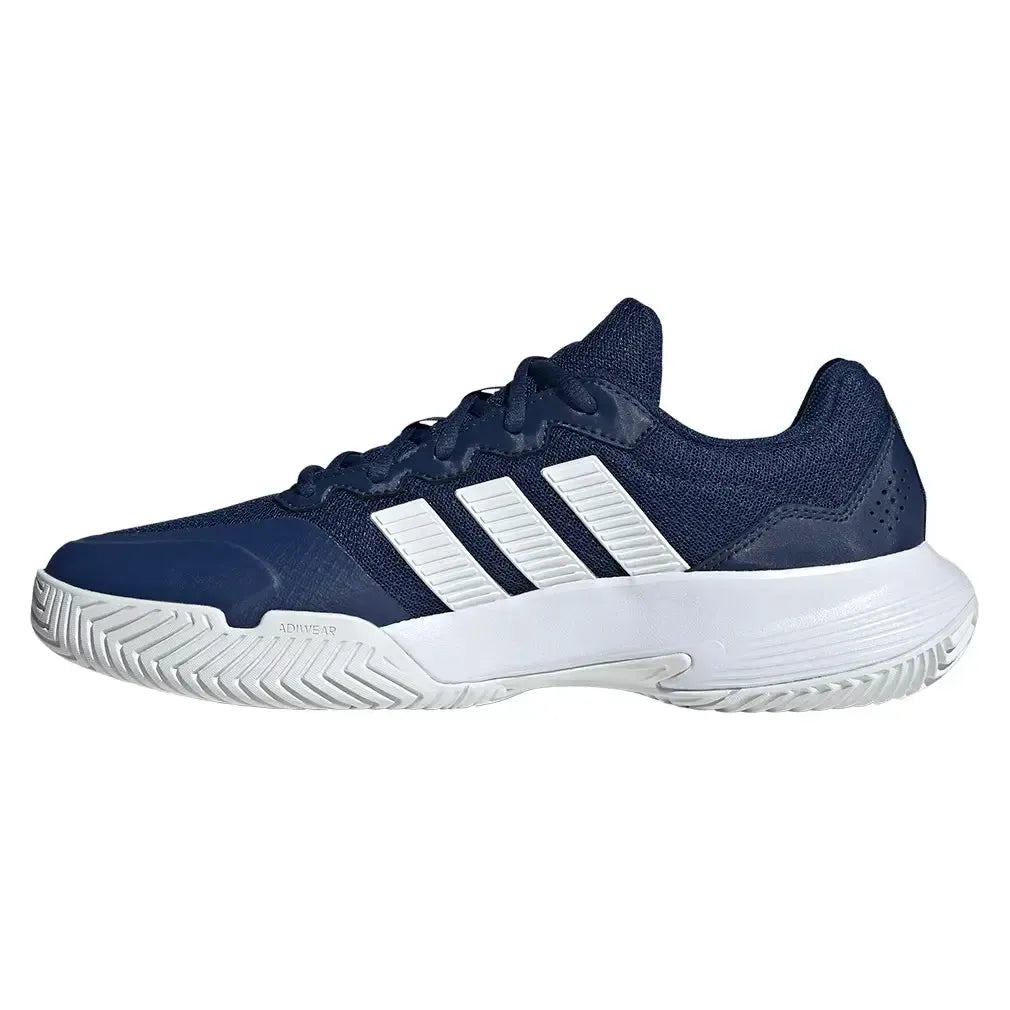 Men's GameCourt 2 Tennis Shoes Dark Blue and Core White