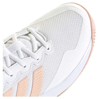 Women's GameCourt 2 Tennis Shoes Core White and Pink