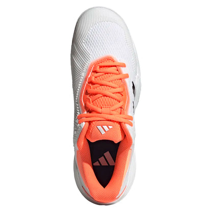 Men's Solematch Control 2 Tennis Shoes Core White and Lucid Orange