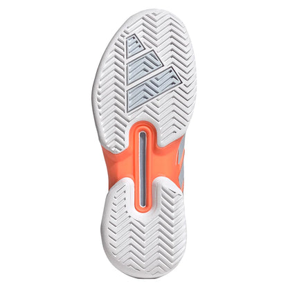 Women's Ubersonic 5 Tennis Shoes Beam Orange and Halo Blue