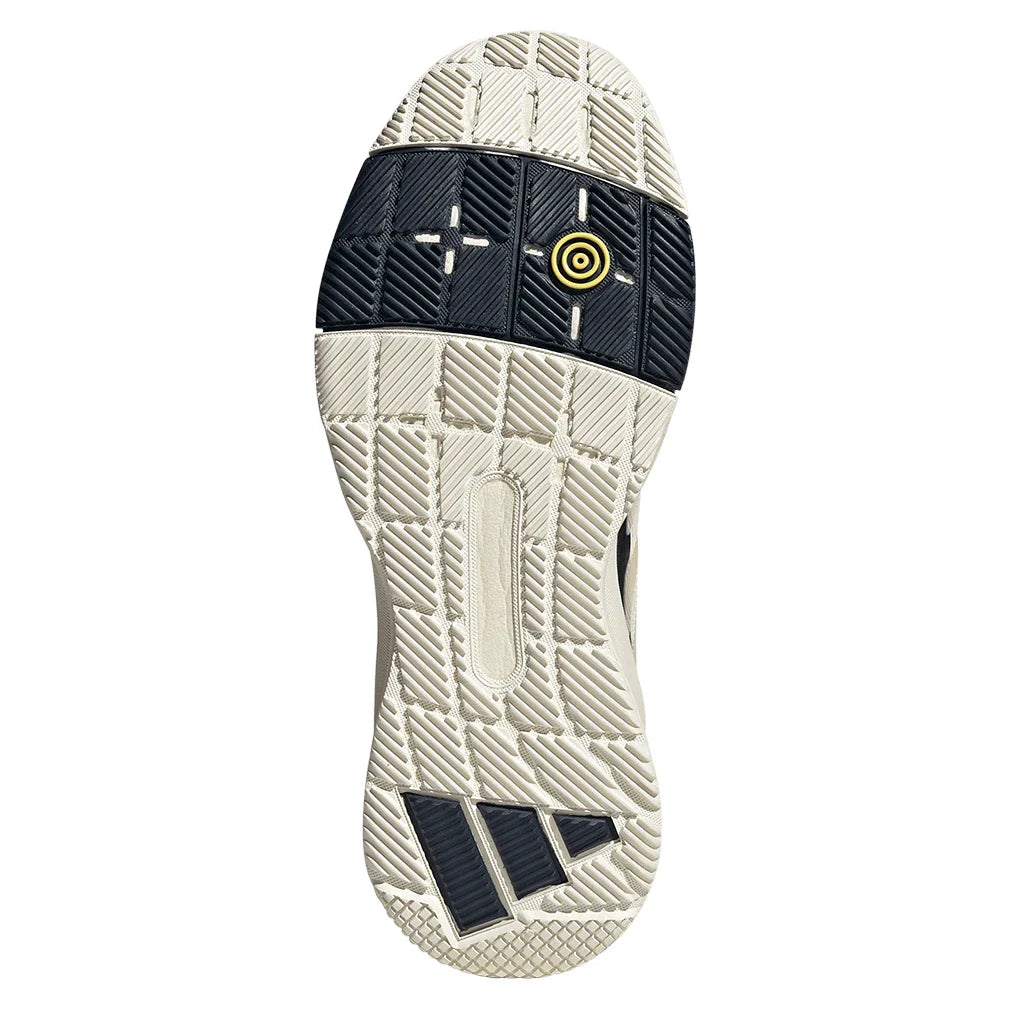 Women's Crazy Quick Padel Shoes Chalk White and Ice Gold Metallic